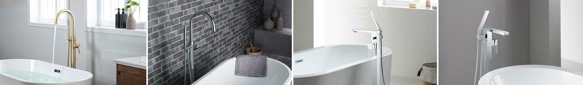 floor mounted tub faucet