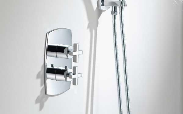 transitional shower faucet