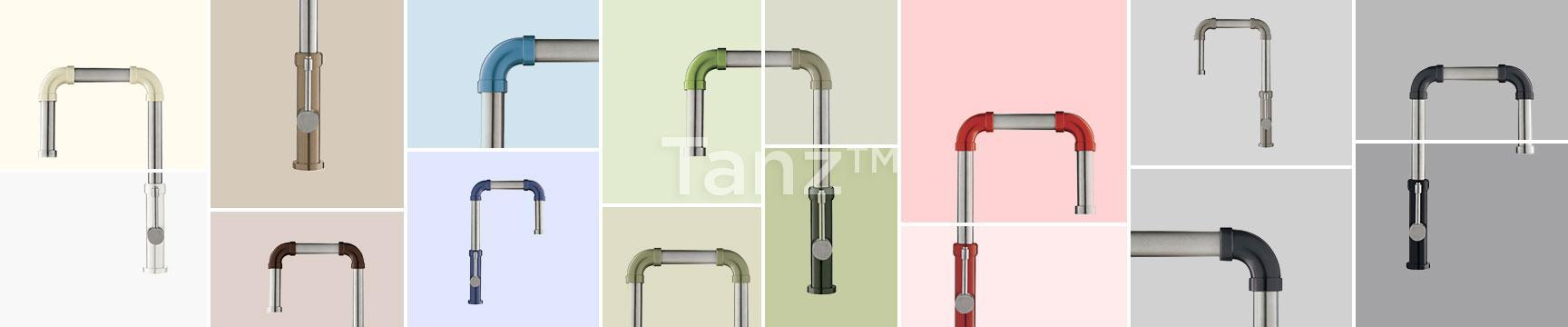 colored kitchen faucet