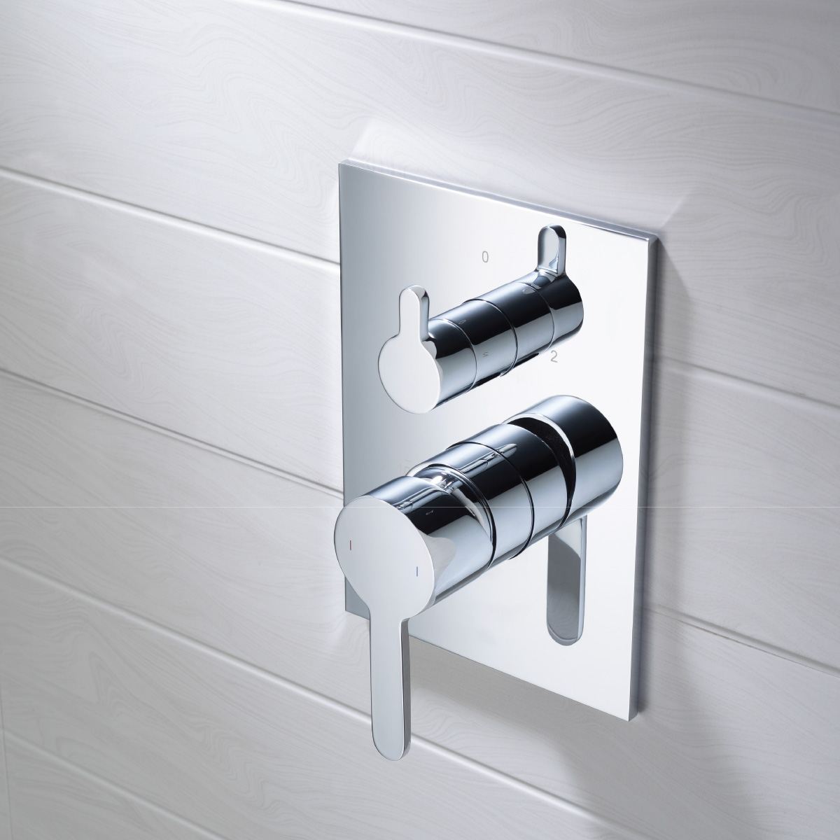 modern shower faucet