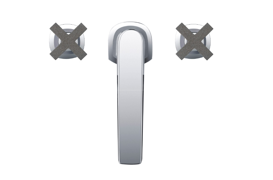 concrete faucet handles