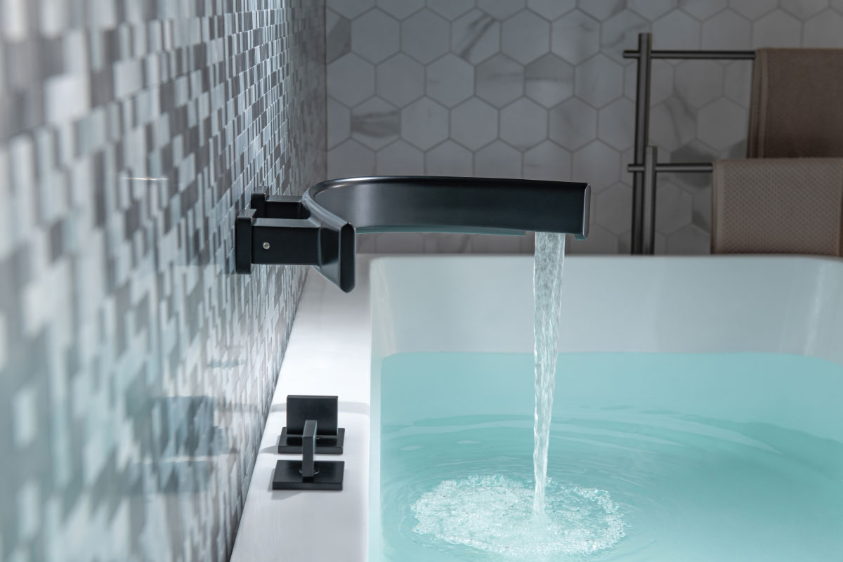 designer wall mount faucet