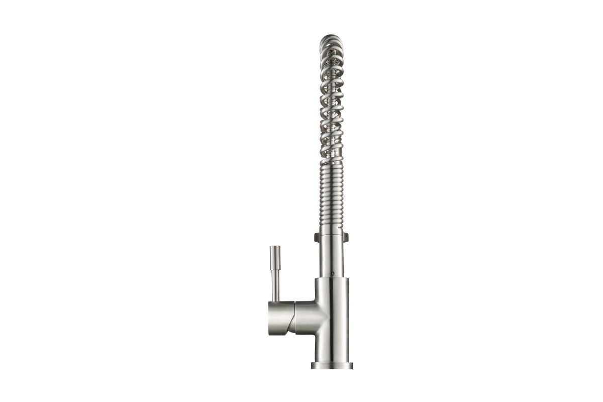 stainless steel spring kitchen faucet