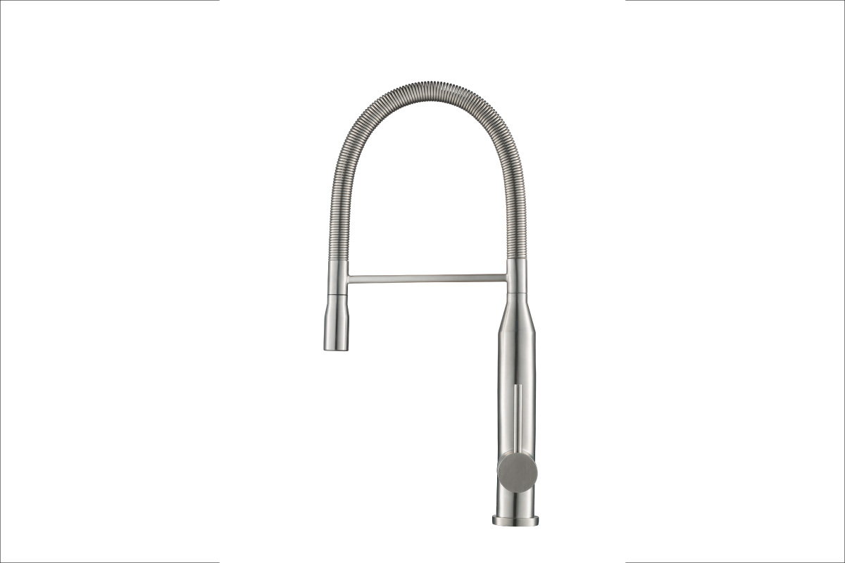stainless steel spring kitchen faucet