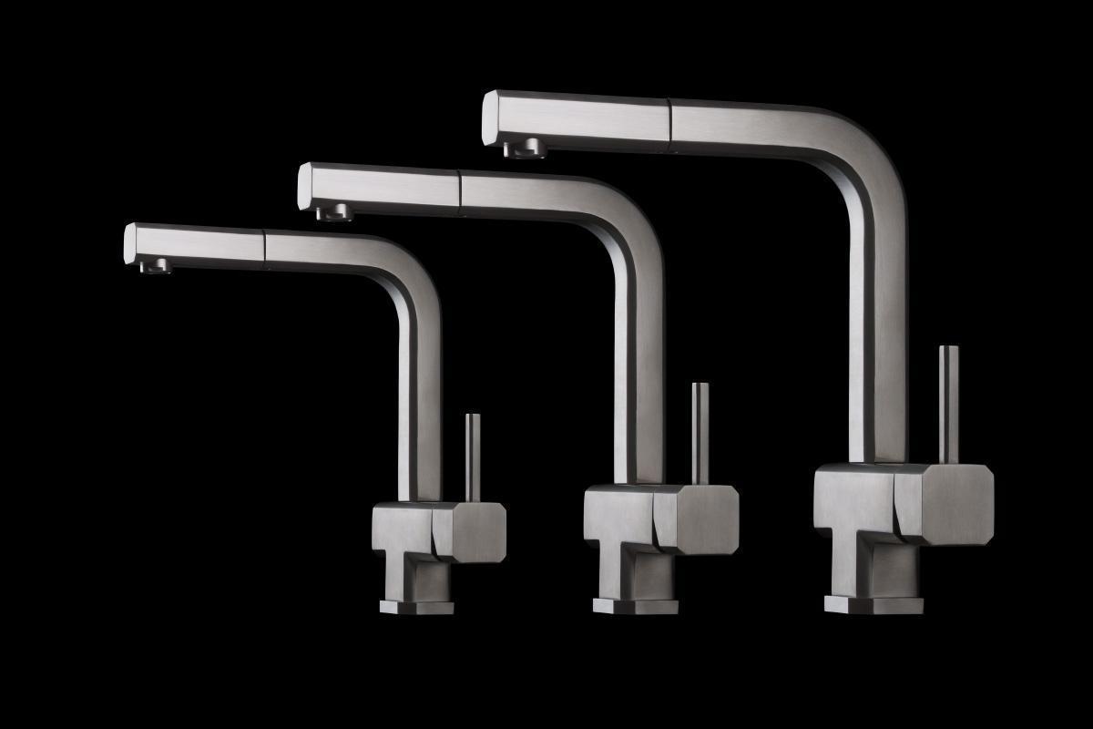 stainless steel prep faucet