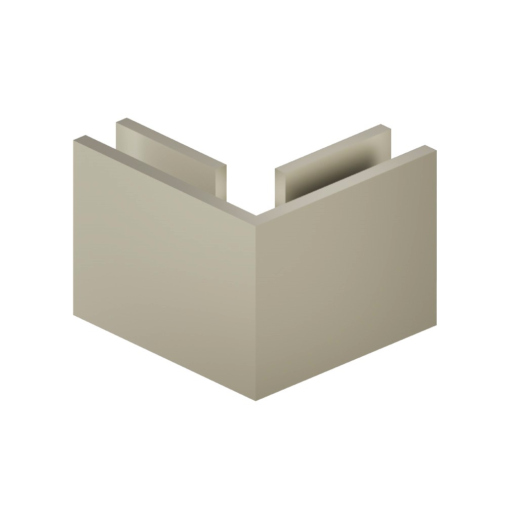 90 Degrees Glass to Glass Fixed Clamp | Light Verde