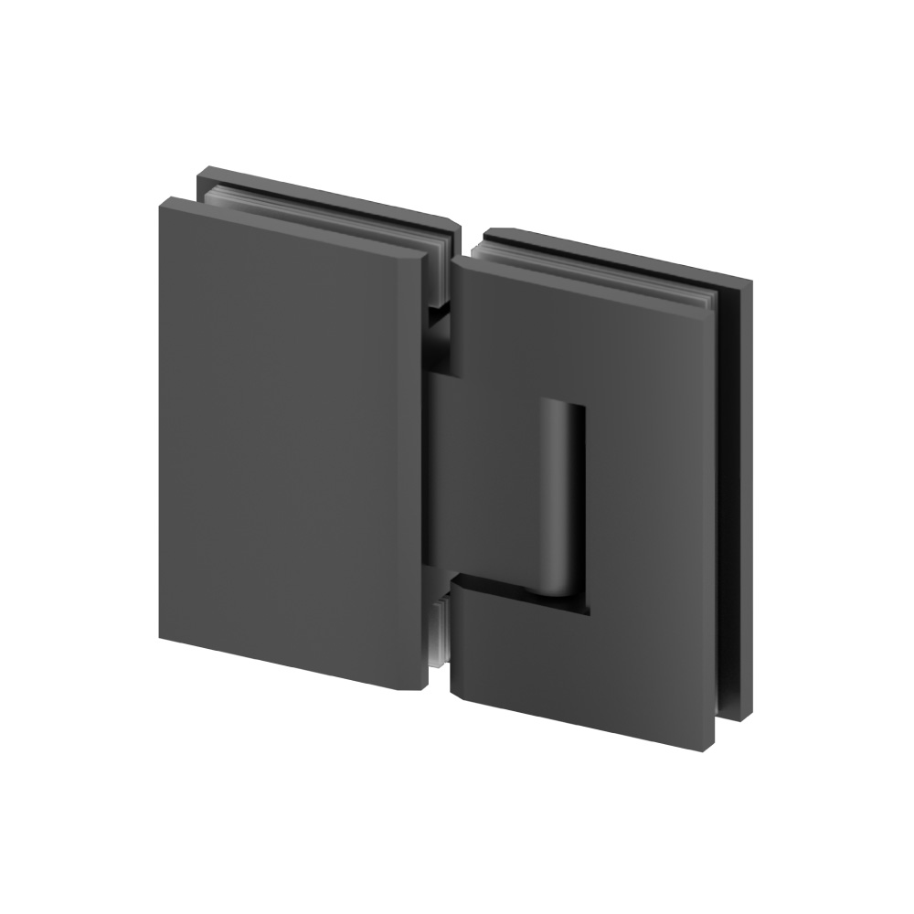 180 Degrees Glass To Glass Shower Door Hinge | Gloss Black