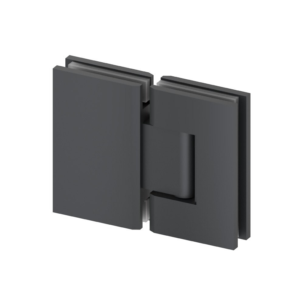 180 Degrees Glass To Glass Shower Door Hinge | Rock Grey