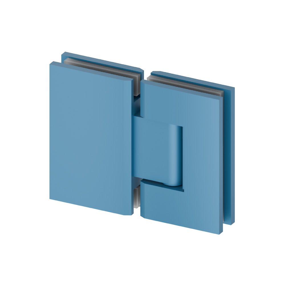 180 Degrees Glass To Glass Shower Door Hinge | Sky Blue