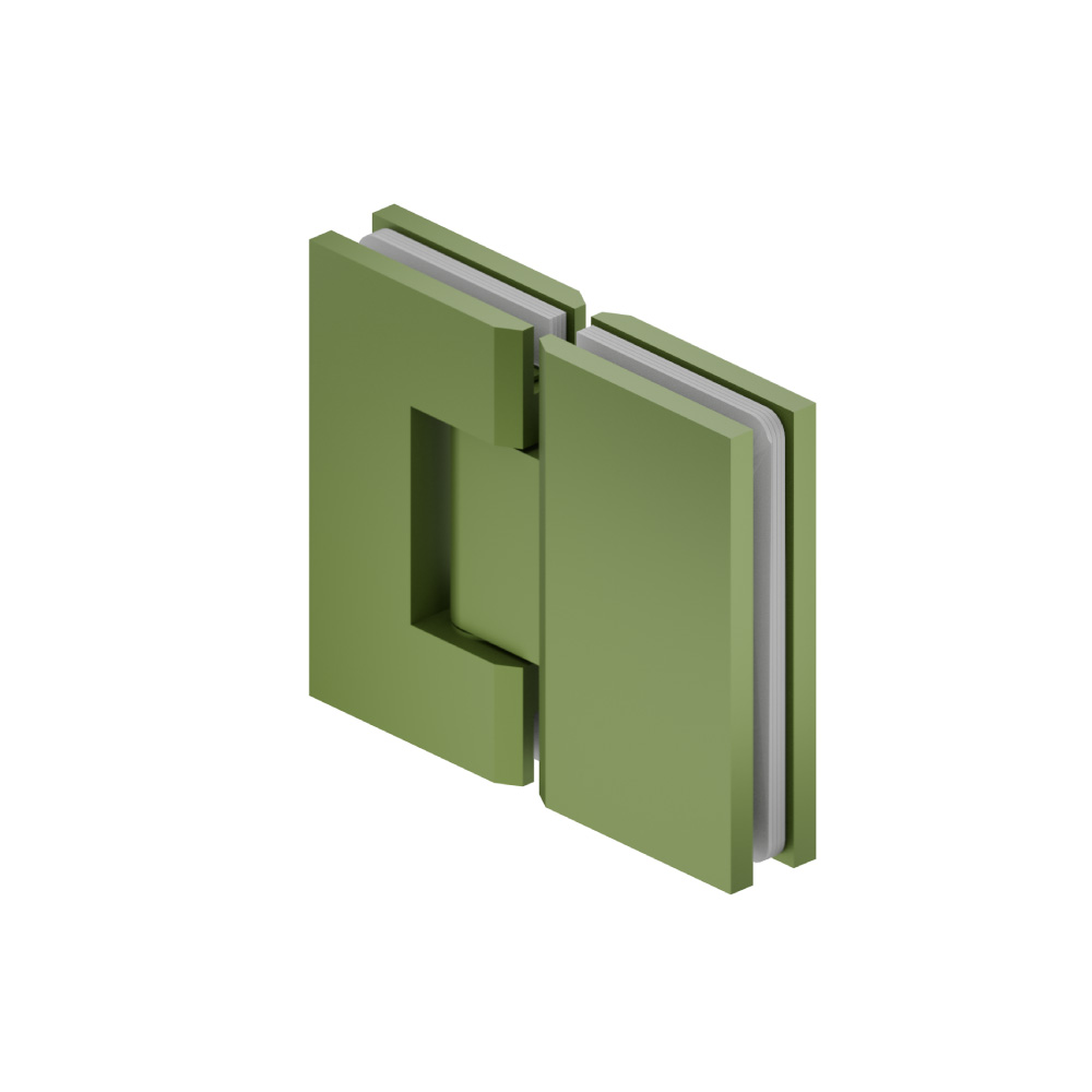 180 Degrees Glass To Glass Heavy Duty Shower Door Hinge | Flusso Green