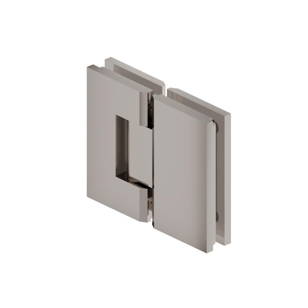 180 Degrees Glass To Glass Heavy Duty Shower Door Hinge | Polished Nickel PVD