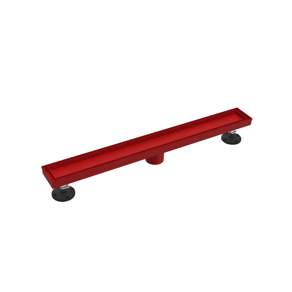 24" Tile Insert Linear Drain with 2" Outlet | Crimson