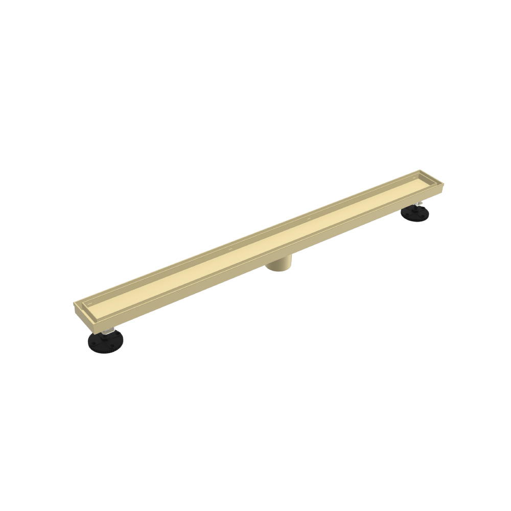 32" Tile Insert Linear Drain with 2" Outlet | Light Tan