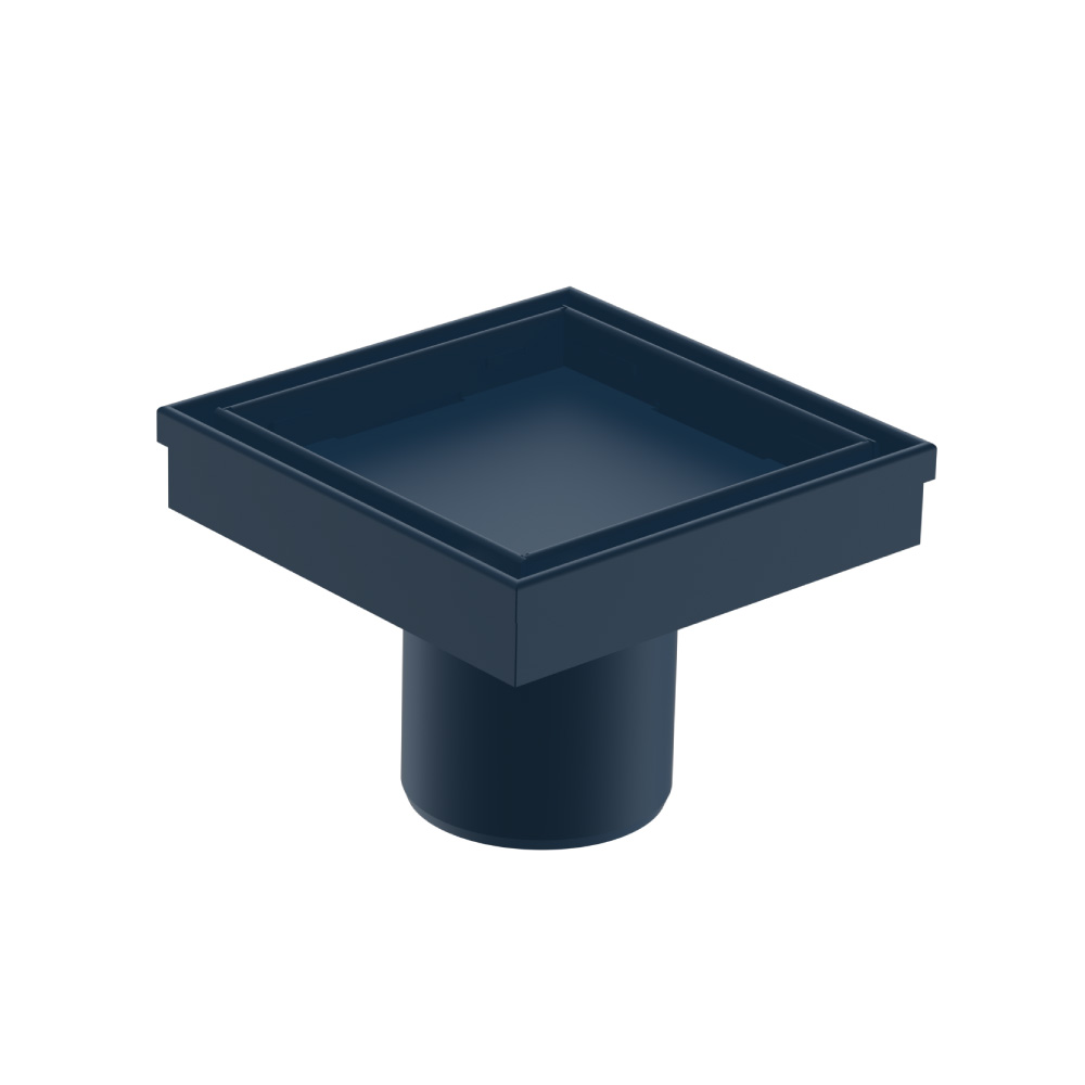 4" Tile Insert Floor Drain with 2" Outlet | Blue Platinum