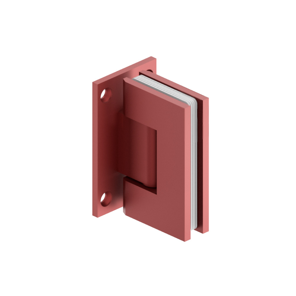 Wall To Glass Self Centering Shower Door Hinge | Crimson