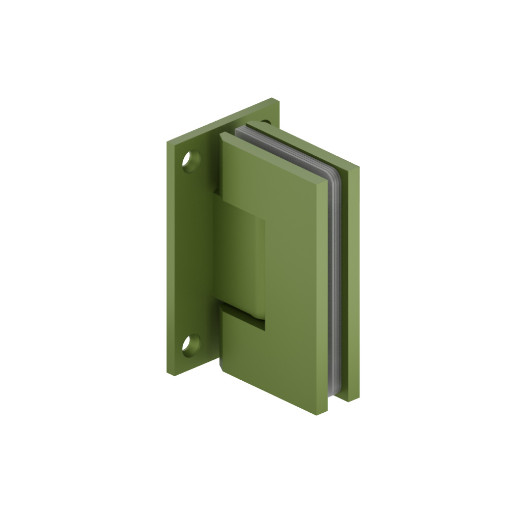 Wall To Glass Heavy Duty Self Centering Shower Door Hinge | Flusso Green