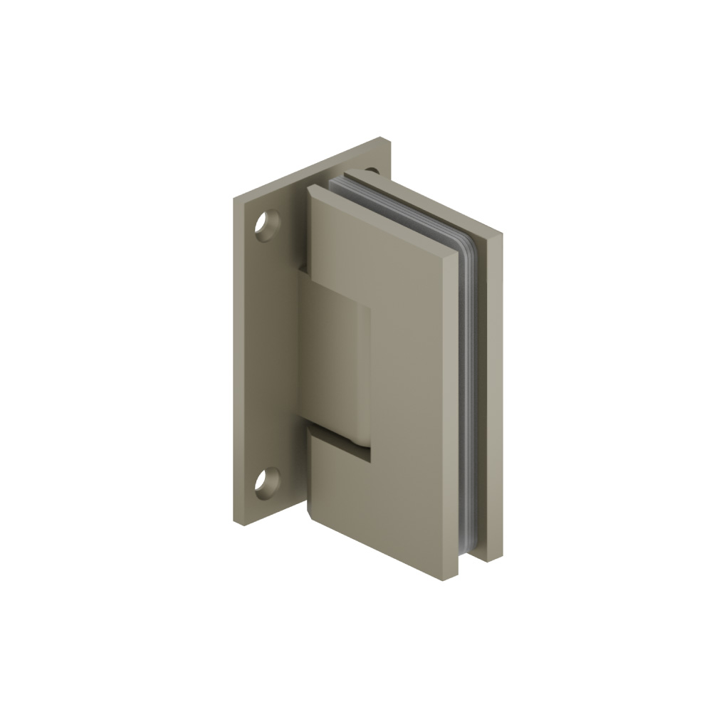 Wall To Glass Heavy Duty Self Centering Shower Door Hinge | Light Verde