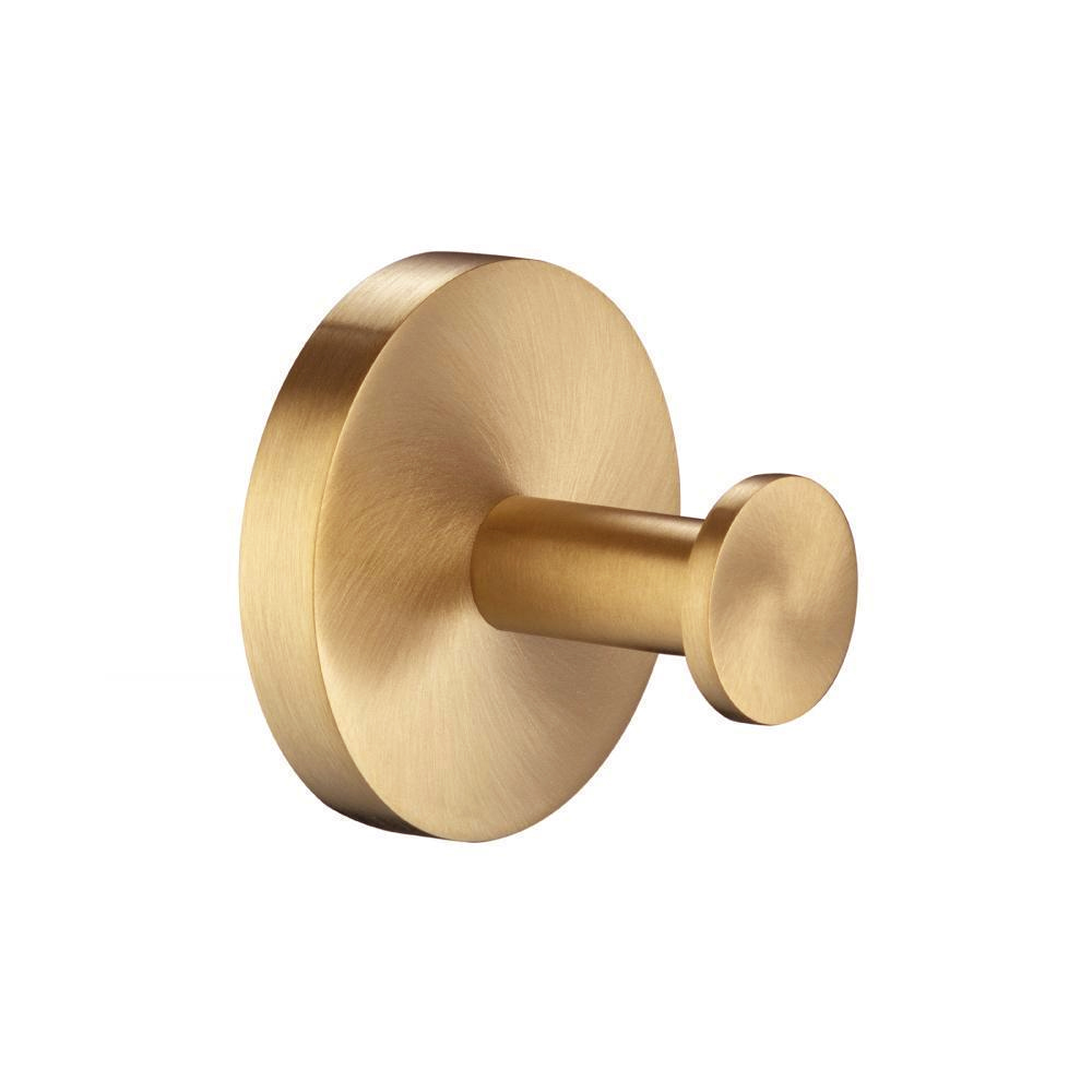 Brass Bathroom Towel / Robe Hook | Brushed Bronze PVD