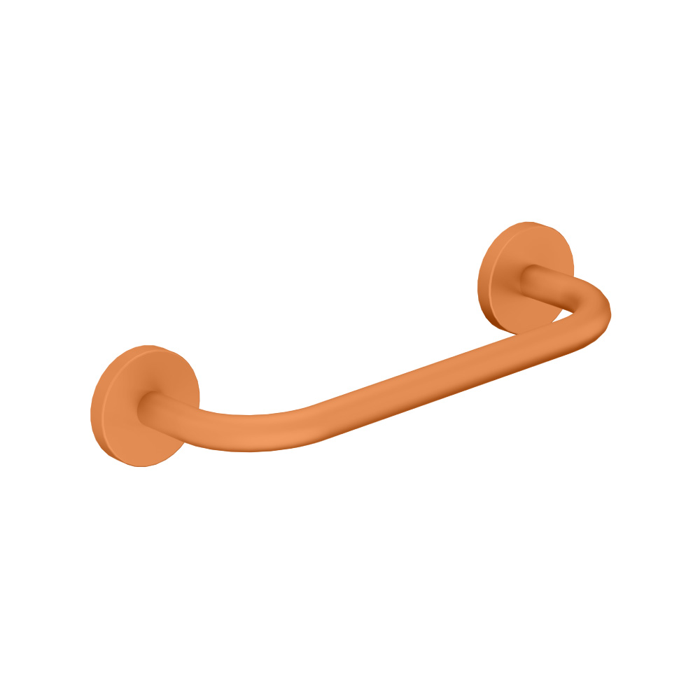 Brass Towel Ring | Terracotta Orange