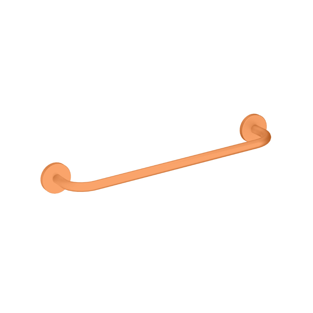 Brass Towel Bar - 18" | Terracotta Orange