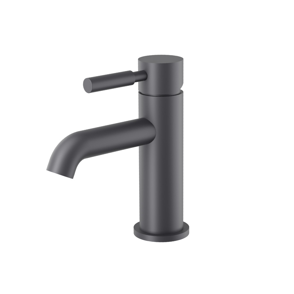 Single Hole Bathroom Faucet | Dark Grey
