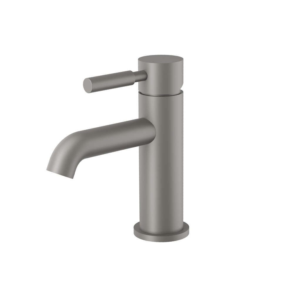 Single Hole Bathroom Faucet | Steel Grey