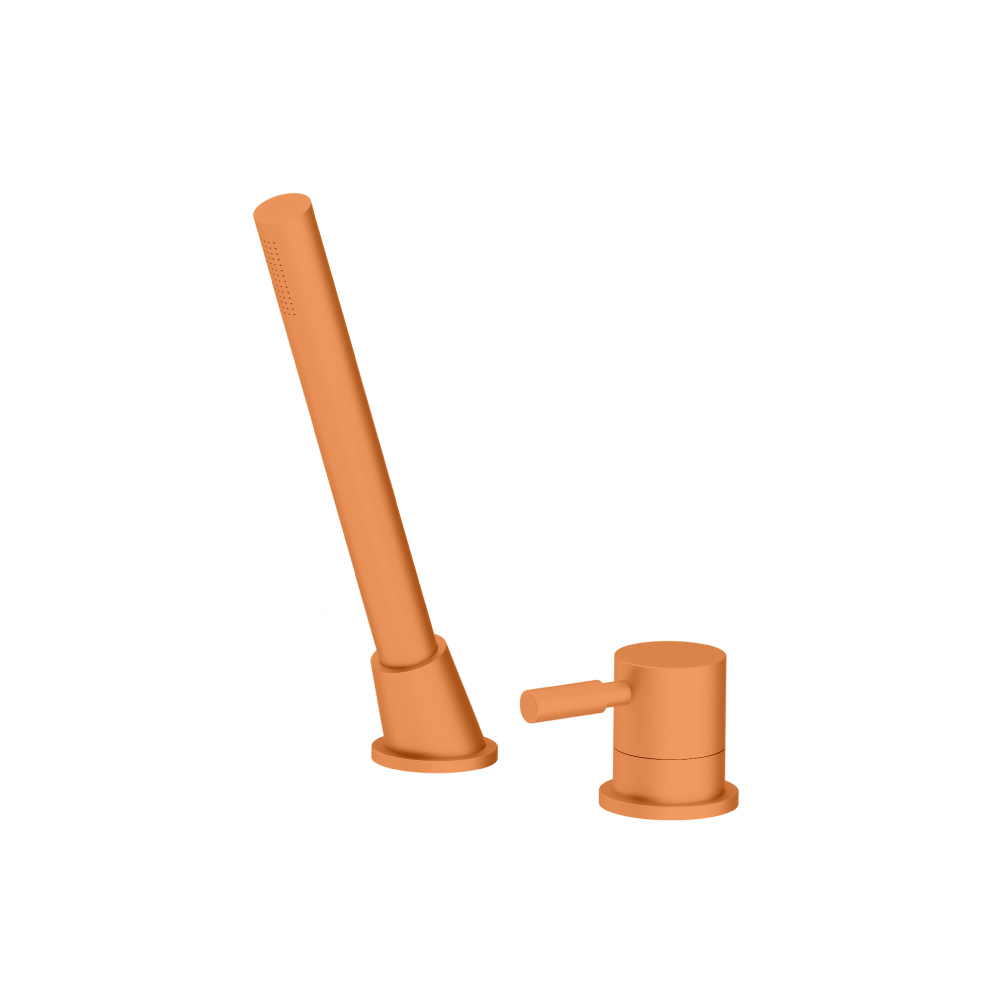 Deck Diverter With Holder & Hose | Terracotta Orange