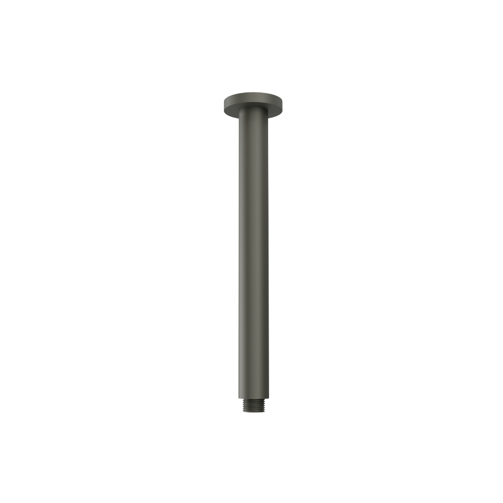 Ceiling Mount Showr Arm - 12" | Gun Metal Grey