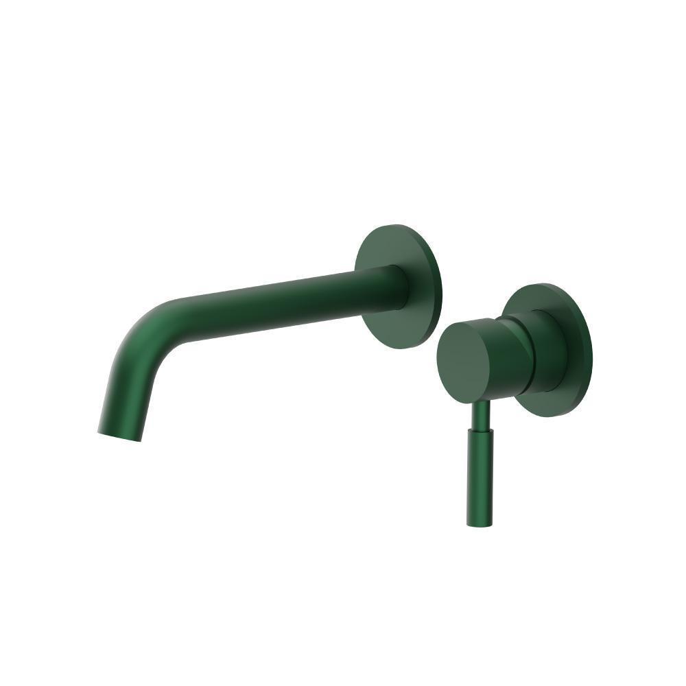 Single Handle Wall Mounted Bathroom Faucet | Leaf Green
