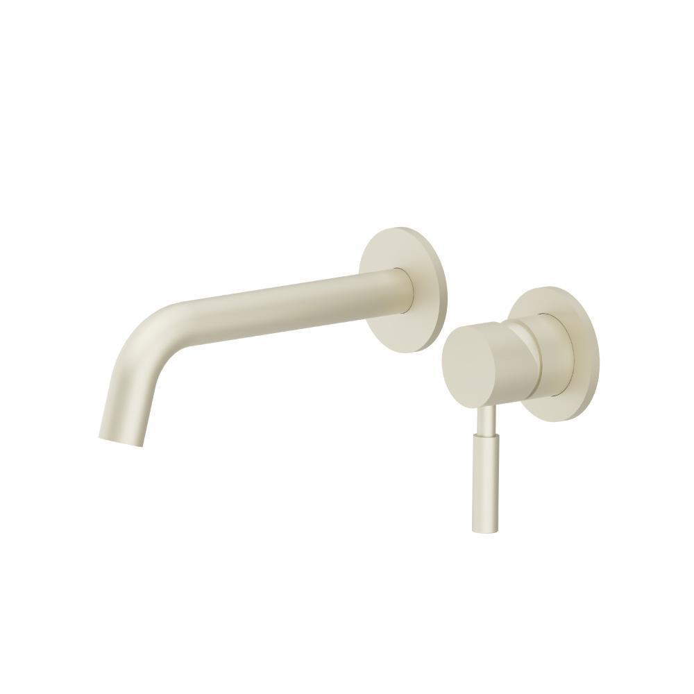 Single Handle Wall Mounted Bathroom Faucet | Light Tan