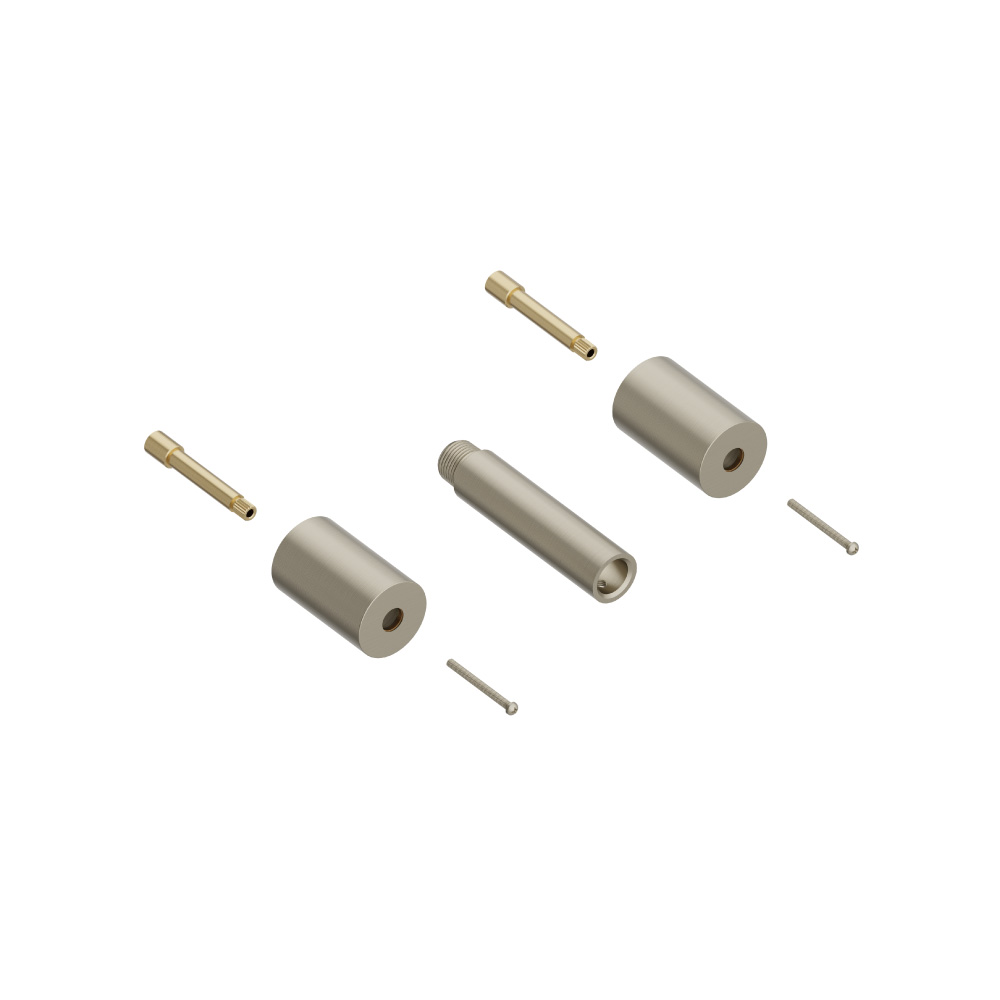 0.9" Extension Kit - For Use with 100.1950 or 100.2450 | Brushed Nickel PVD