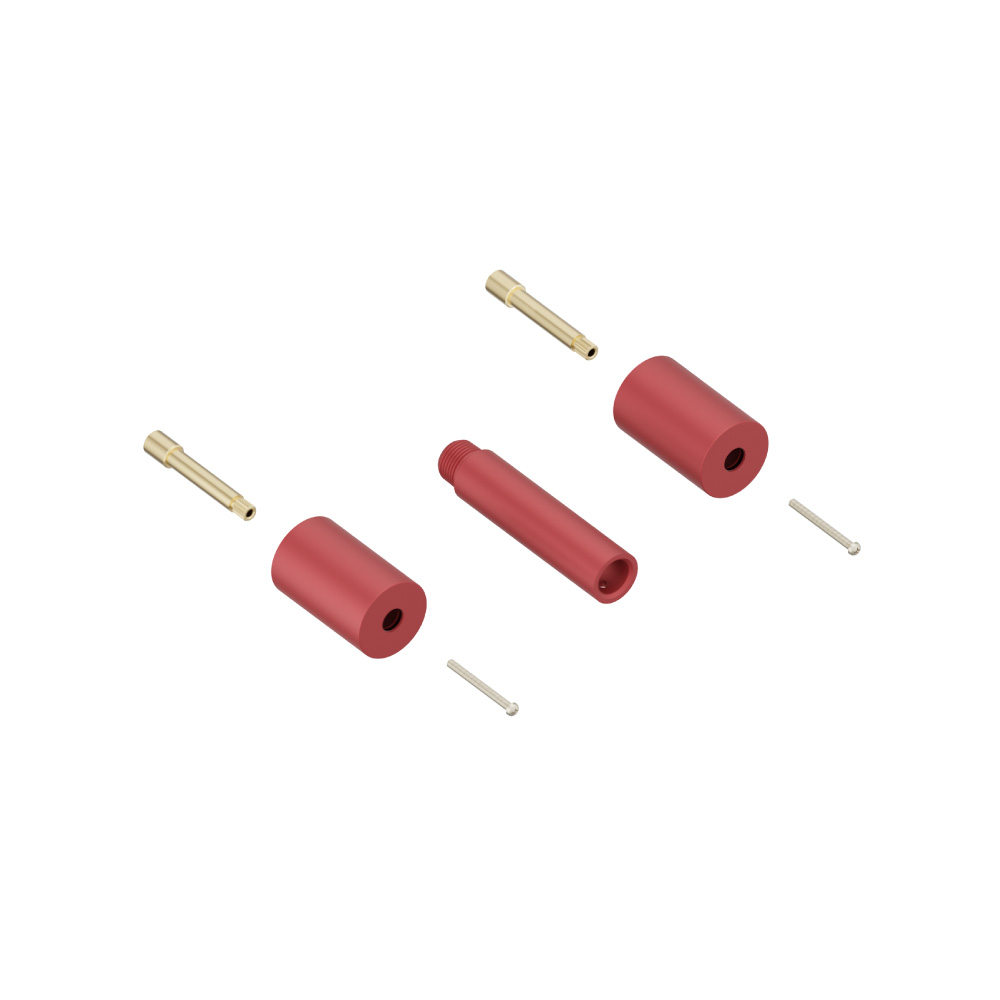 0.9" Extension Kit - For Use with 100.1950 or 100.2450 | Deep Red