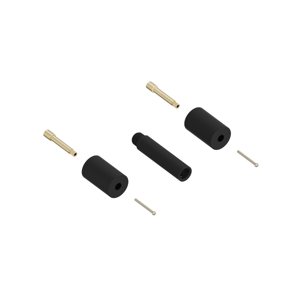 0.9" Extension Kit - For Use with 100.1950 or 100.2450 | Matte Black
