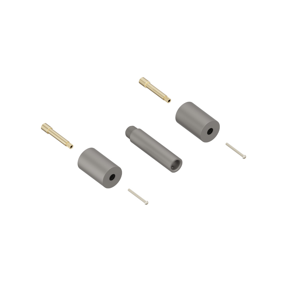0.9" Extension Kit - For Use with 100.1950 or 100.2450 | Steel Grey