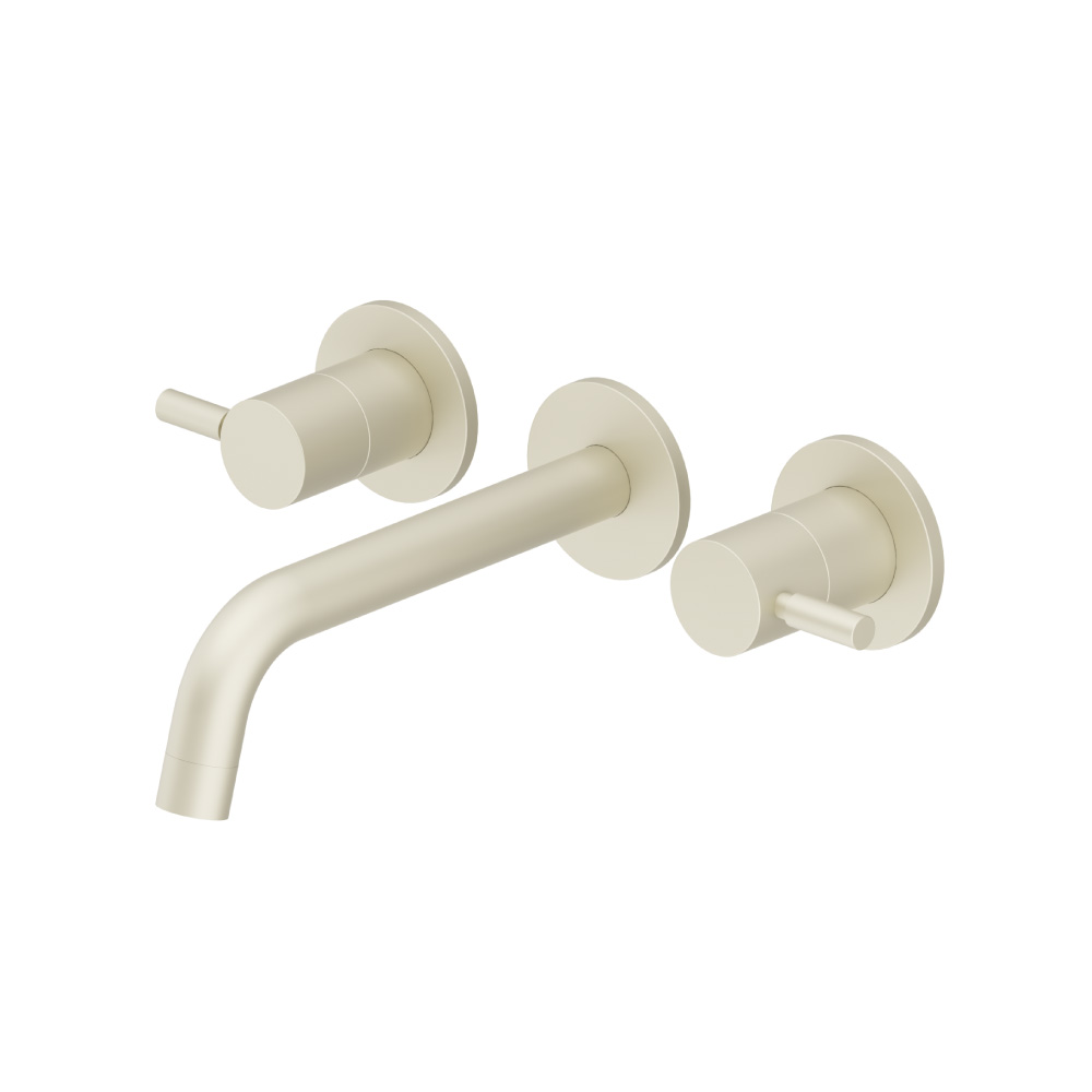 Trim For Two Handle Wall Mounted Bathroom Faucet | Light Tan