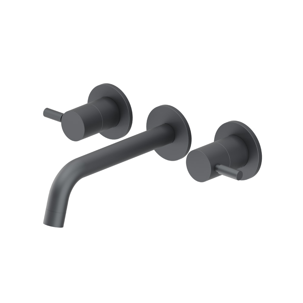 Trim For Two Handle Wall Mounted Bathroom Faucet | Rock Grey