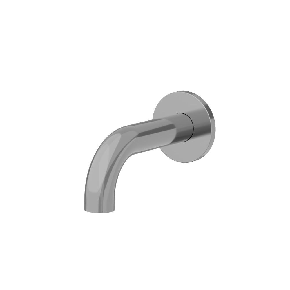 Wall Mount Non Diverting Short Tub Spout - Foot Washer | Chrome