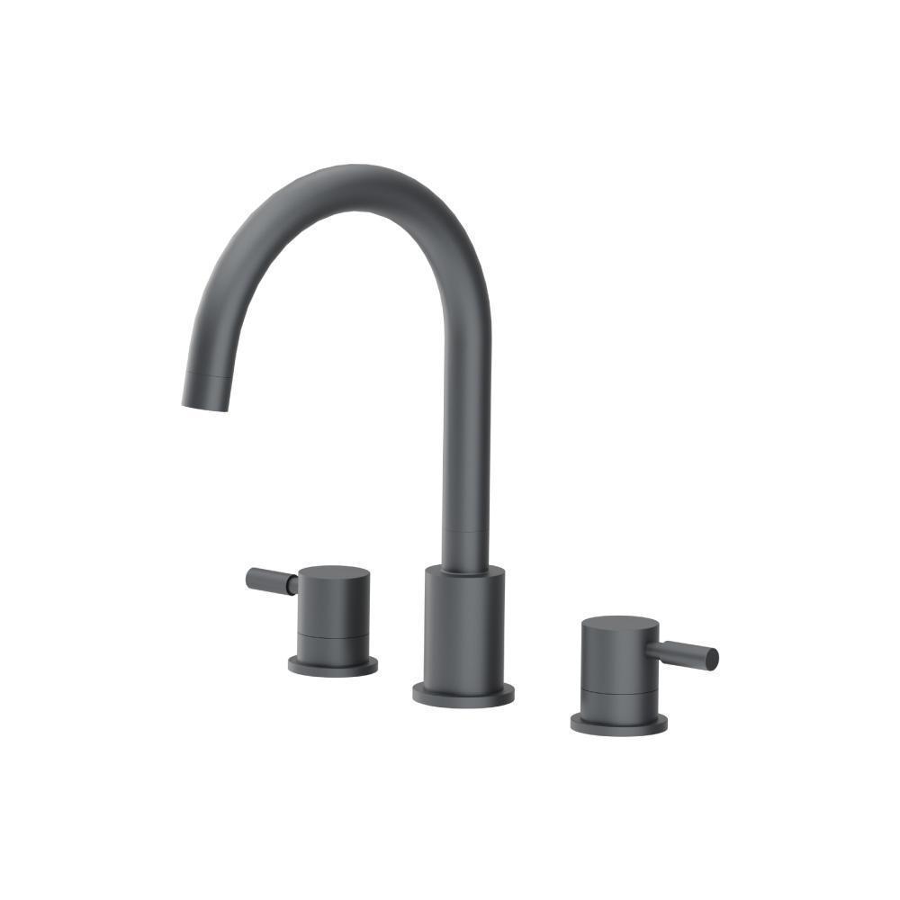 3 Hole Deck Mount Roman Tub Faucet | Rock Grey