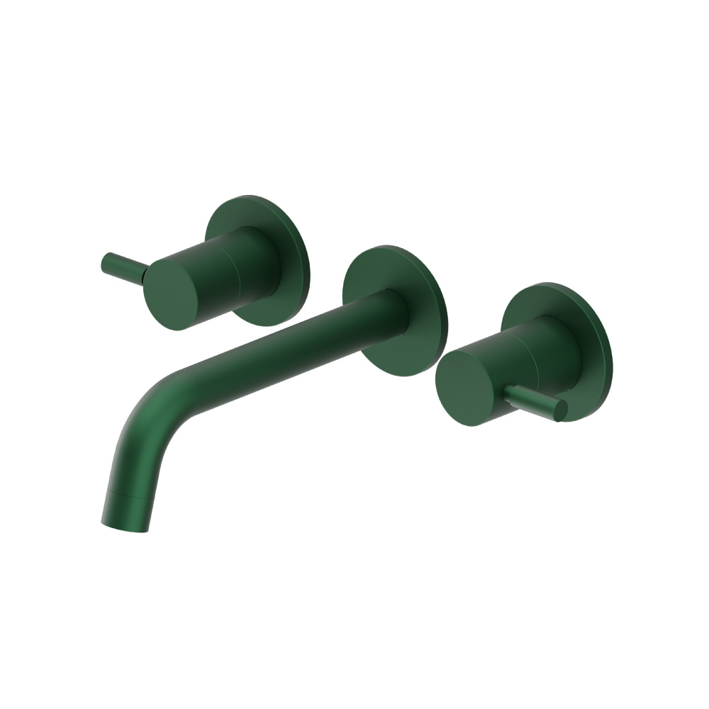 Trim For Two Handle Wall Mounted Tub Filler | Leaf Green
