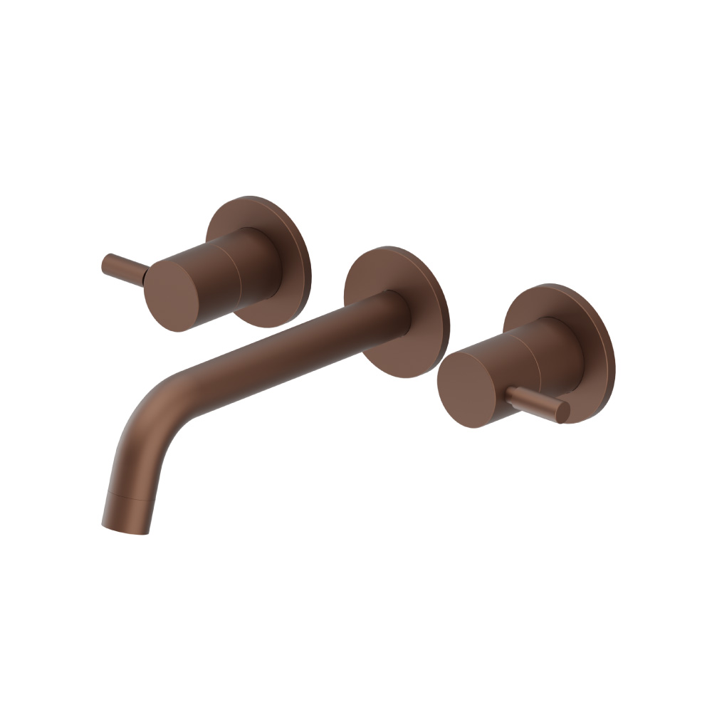 Trim For Two Handle Wall Mounted Tub Filler | Vortex Brown