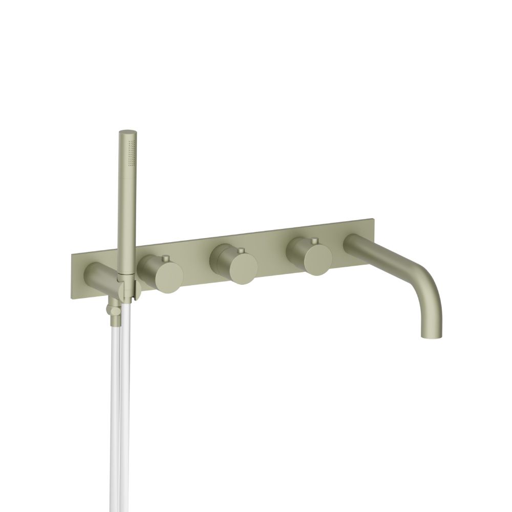 Trim For Wall Mount Tub Filler With Hand Shower | Army Green