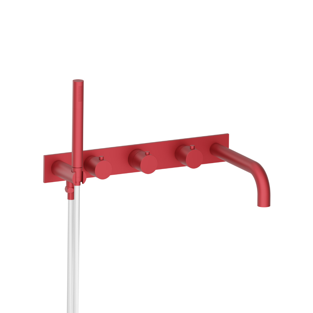 Trim For Wall Mount Tub Filler With Hand Shower | Crimson