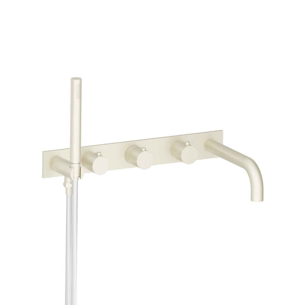 Trim For Wall Mount Tub Filler With Hand Shower | Light Tan