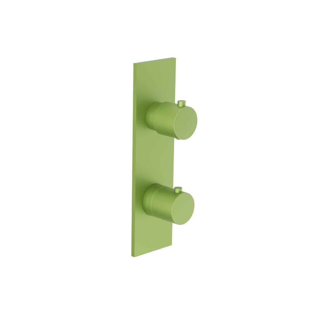 3/4" Thermostatic Shower Valve & Trim  - 3-Output | Isenberg Green