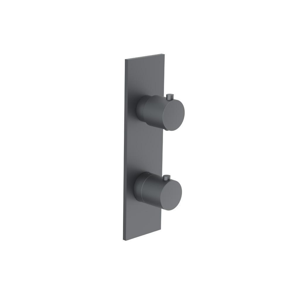 3/4" Thermostatic Shower Valve & Trim  - 3-Output | Rock Grey