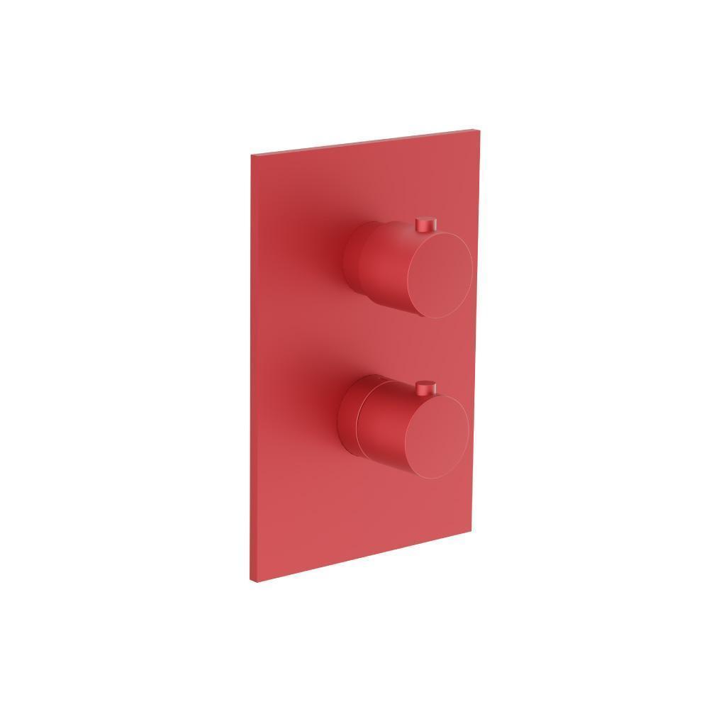 3/4" Thermostatic Shower Valve & Trim - 1 Output | Deep Red