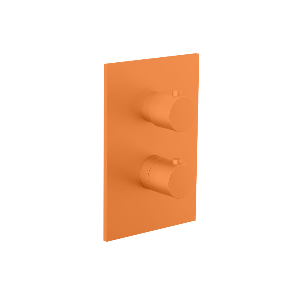 3/4" Thermostatic Shower Valve & Trim - 1 Output | Terracotta Orange