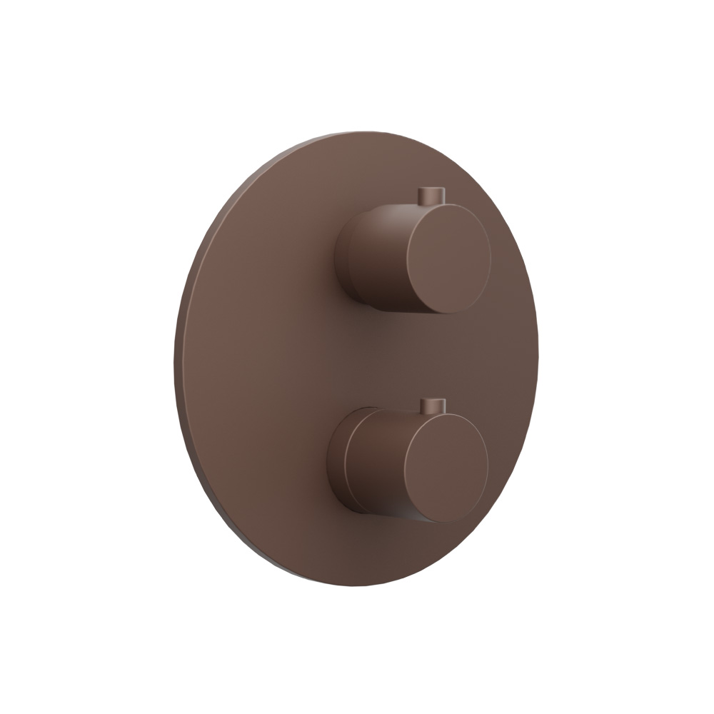 3/4" Thermostatic Shower Valve & Trim - 1 Output | Vortex Brown