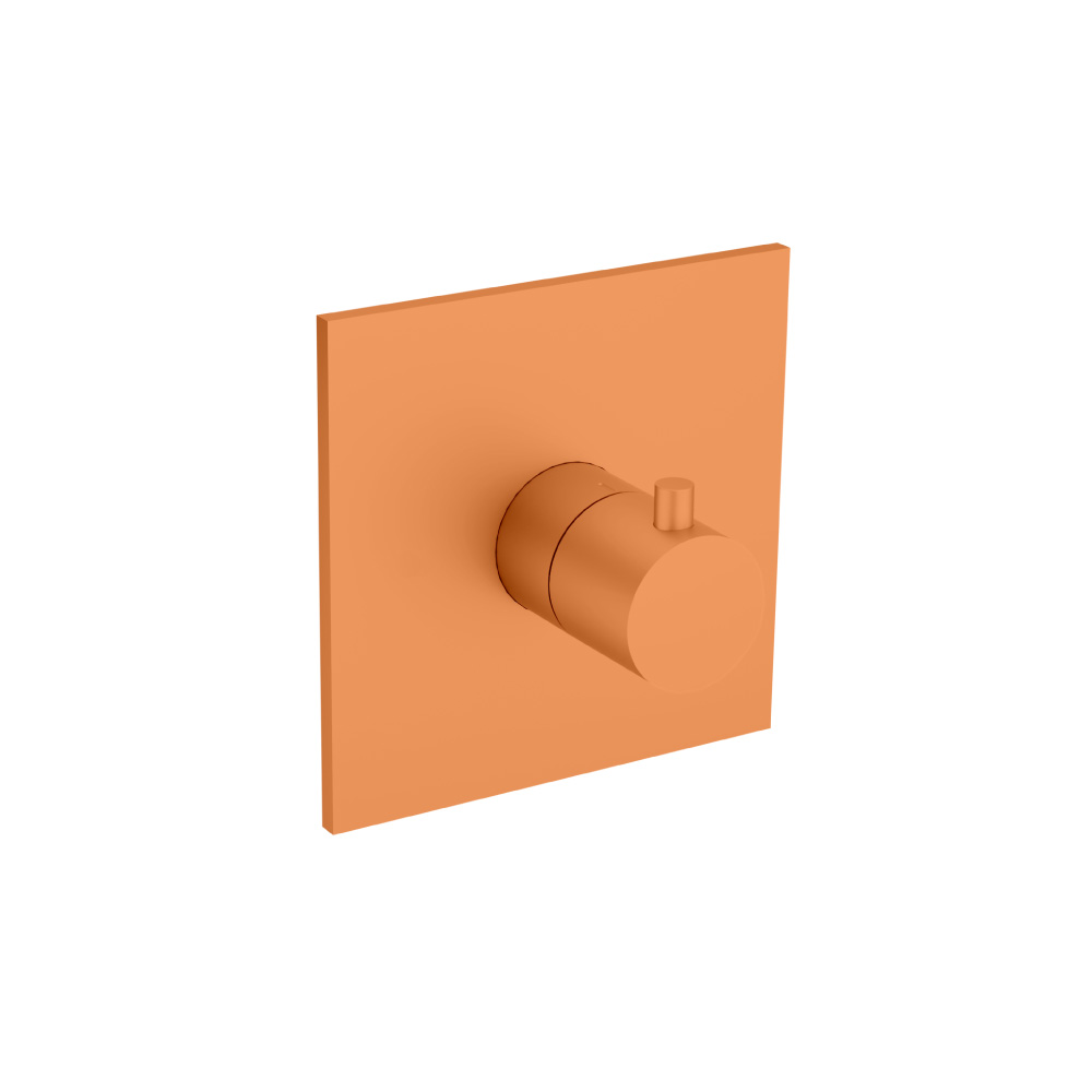 3/4" Thermostatic Valve With Trim | Terracotta Orange