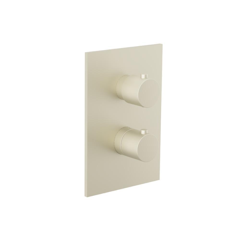 3/4 " Thermostatic Valve & Trim - With 2-Way Diverter - 2 Output | Light Tan
